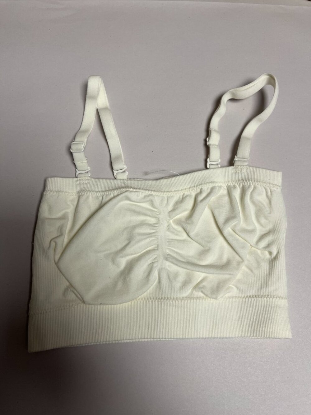 Nordstrom Seamless Adjustable Strap Bralette XXS Ivory